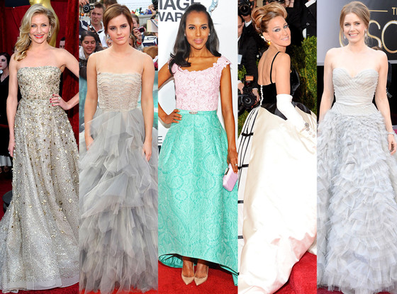 Oscar De La A S Most Iconic Red Carpet Gowns Sarah Jessica Oscar De La A Fashion